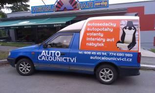 Polep vozu - Autočalounictví_CL